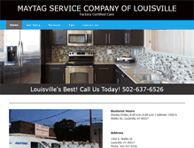 Tablet Screenshot of maytaglouisville.com